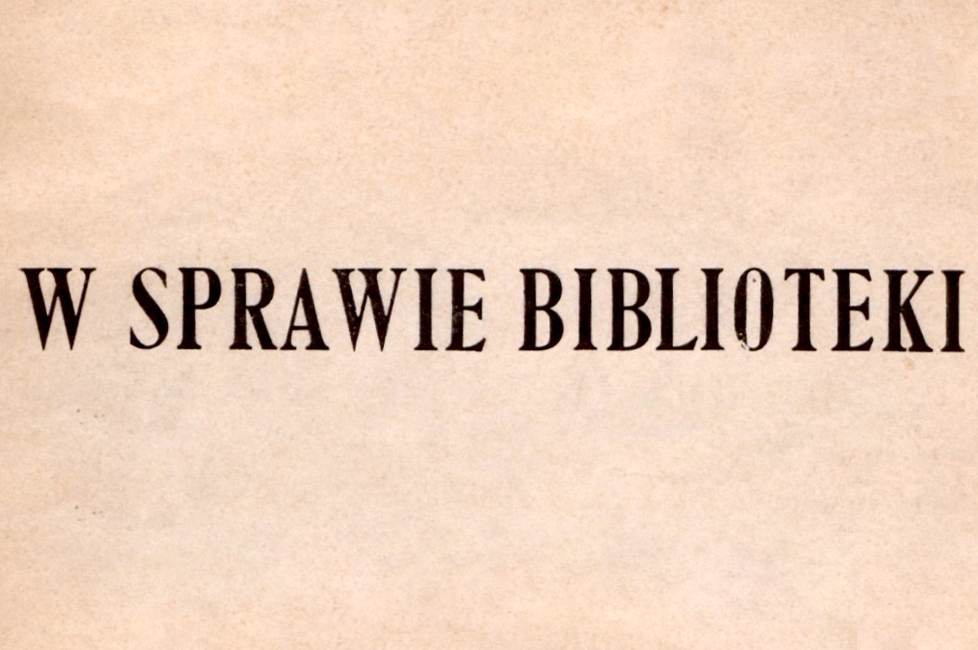 Ograniczenie działalności bibliotek do 14 marca. Rekomendacje Biblioteki Narodowej