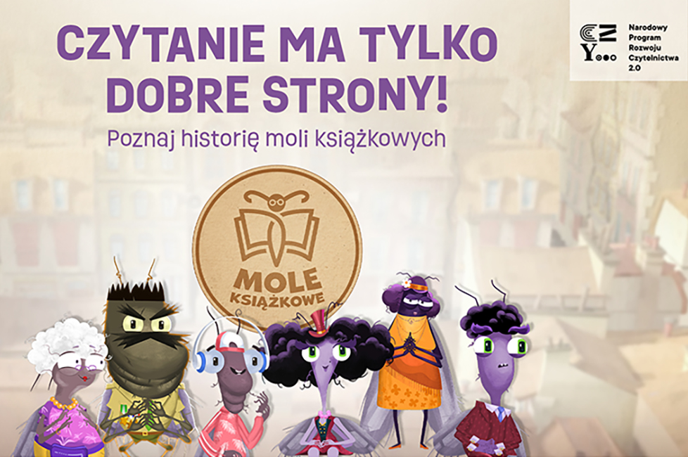 Czytanie ma tylko dobre strony. Poznaj historię moli książkowych